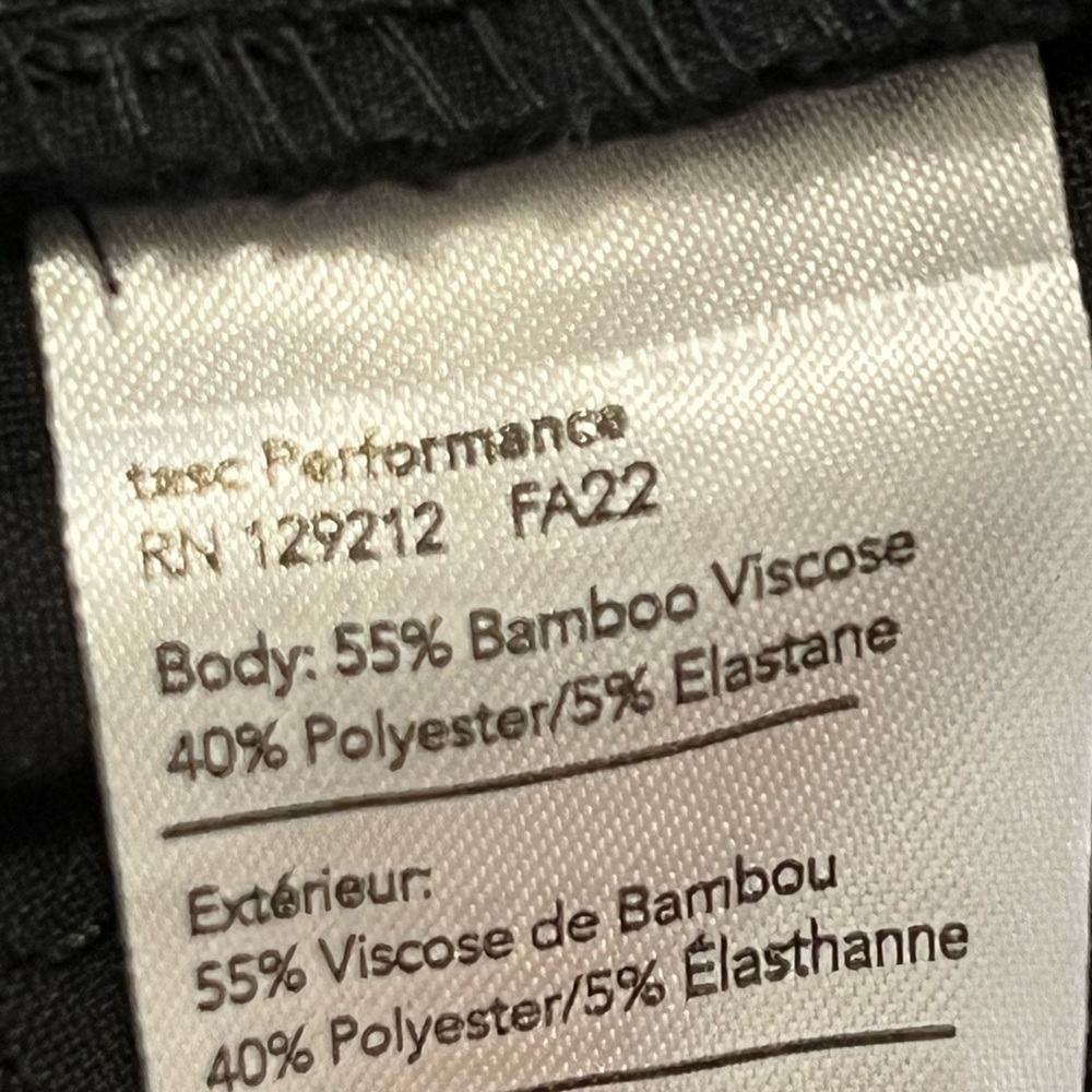 TASC Performance Motion Pant Straight Fit 6 Pocket Bamboo Golf Athletic 40x30 - Picture 9 of 9